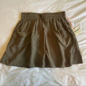 NWT Garage Khaki Cargo Mini Skirt
